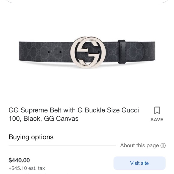 Gucci belt - Picture 2 of 3